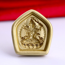 Vinshu Bodhisattva Green Degree mother motionless Lotus Peanuts Big Cheese Small Wipe Molds Brass Clay Clay fine Gift