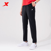 XTEP sports pants Mens trousers 2021 summer new stretch woven casual straight running pants 979229980237