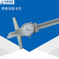 Ha meter depth caliper 0-200 300mm accuracy 0 02 two-way seismic tape meter caliper depth measurement