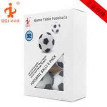 6 boxed table football machine small ball table table football equipment fish 32mm hard ball black and white original