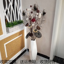 Home decoration Dry flower decoration dry flower floor creative flower floor swing piece modern simple