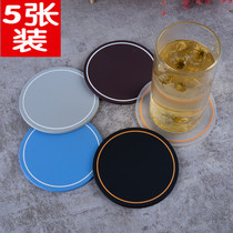 Cup Cushion Silicone Thickening Creative Eurostyle Non-slip Anti-Burn Cup Mat insulation mat table mat PVC round tea cup mat