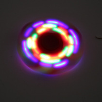 Cross-border fingertip gyro plastic led glowing finger gyro decompression artifact gyro tremolo thermal toy generation hair