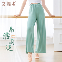 Dance pants female spring and autumn modal loose wide leg pants classical dance practice clothing adult ballet straight pants