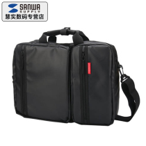 Japan SANWA laptop bag shoulder portable shoulder 15 6 inch multi-function mens backpack water repellent