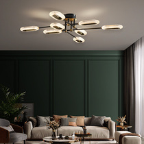 All copper light luxury living room lamp modern simple luxury atmosphere 2021 New ceiling lamp combination whole house package