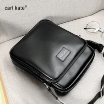 lkate mens bag single shoulder bag fashion skew satchel casual mens backpack Korean version minimalist foreign trade cross-border k10 official website