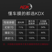  KDX skin beauty car film Anti-ultraviolet full car sticker film High insulation car film Kangdexin car glass car film