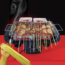 Electric grill home grill pan indoor tools full set of barbecue pot kebab skewers signature large non-smoking grill