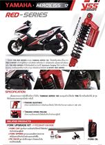 Yamaha AEROX155 NVX155 modified YSS Gsport rear shock absorption original limited edition