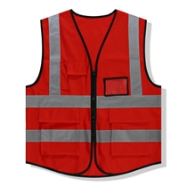 Reflective Clothing Vest Traffic Advice Safety Waistcoat High Speed Road Administration Riding Road Marclamping Inprint LOGO Custom