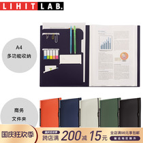 Japan LIHIT LAB Xili SmartFit A4 Multifunctional Information Book Business Meeting Office folder