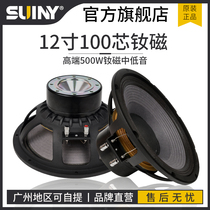 12 inch 100 core 500W waterline array bass rubidium Magnetic horn KTV di bar audio horn accessories Assembly