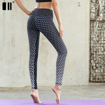 Single and double elastic tight yoga pants Womens fitness pants Running sportswear high waist yoga suit suit printed pants