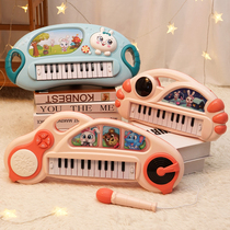 Baby children electronic keyboard 1-3 years old baby multi-functional early education educational toys Little girl beginner music microphone