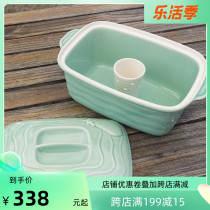 Kokugawa Machi Japan Imported Wan Ancient Burning Ceramic Made Pickled Vegetable Vat Rice Bran Pickle home sauce Vegetable Altar