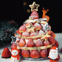 Christmas dress-up products cake plug-in dessert plug-in gift decoration flag snowman accessories ornaments