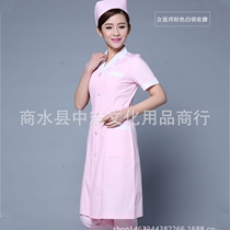 Spring and summer pharmacy pharmacy clothes doctor clothes nurse clothes long and short-sleeved slim white coat thickened work clothes custom