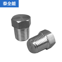 Thai Quancan 304 stainless steel hexagon Plug Plug Plug Plug pipe plug outer hexagon plug