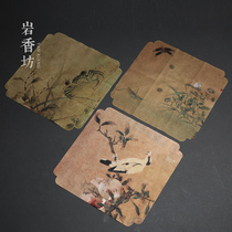 Yan Xiangfang cotton and linen tea towel absorbent Zen Chinese style tea tea cloth tea mat kung fu tea ceremony accessories