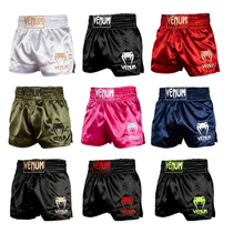  VENUM venom boxing shorts mens and womens adult professional Muay Thai fighting fighting sanda sports training shorts