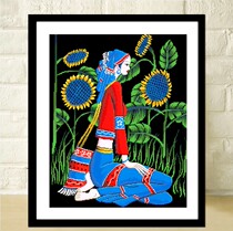 Mona Lisa cross stitch Ashima sunshine sunny new cross stitch bedroom simple modern large living room