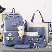 Girls school bags three to six grades 3-6 One to third year Primary school children 2021 New female small double shoulder bag men