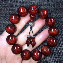 Lone old material small leaf rosewood hand string 18mm*13 mens bracelet Indian Rosewood Buddha beads text play female models