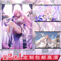 Collapse 3 poster hanging painting Herrscher Alicia game peripheral scroll custom super large dormitory mural canvas