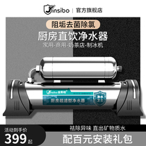 Stainless Steel Water Purifier Home Straight Drinking Machine Kitchen Milk Tea Shop Ice Maker Commercial Great Tap Water Filter