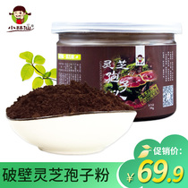 Northeast specialty broken wall Ganoderma lucidum powder Changbai Mountain head Road red Ganoderma lucidum robe powder special Ganoderma lucidum powder