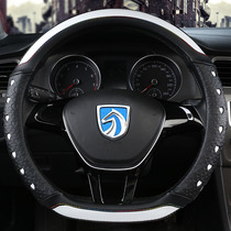 Liuzhou Baojun e100 special steering wheel cover D-type cartoon cute lady non-slip handlebar cover sports fashion handle