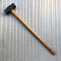 Double axe 14 pounds standard weight all steel forged octagonal hammer hammer iron hammer wooden handle
