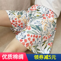 Summer Spring Sleeping Pants Women Cotton Silk Pants Cotton Pants Shorts Pants Shorts Pants Casual Pants Home Pants Artificial Cotton Air Conditioning 40% Pants