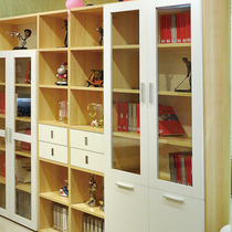 Yiyi furniture flagship bookcase display cabinet multi-bar bookshelf study locker can be customized