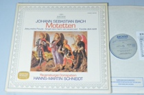 Bach scripta Hanns-Martin Schneidt Bach Motet Blackglue LP