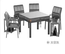 Shenzhen automatic mahjong machine folding leg dining table Household one-piece ultra-quiet four-mouth machine