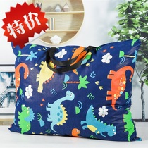 Student quilt quilt storage bag Cartoon tote bag quilt bag Kindergarten childrens quilt bag Canvas bag