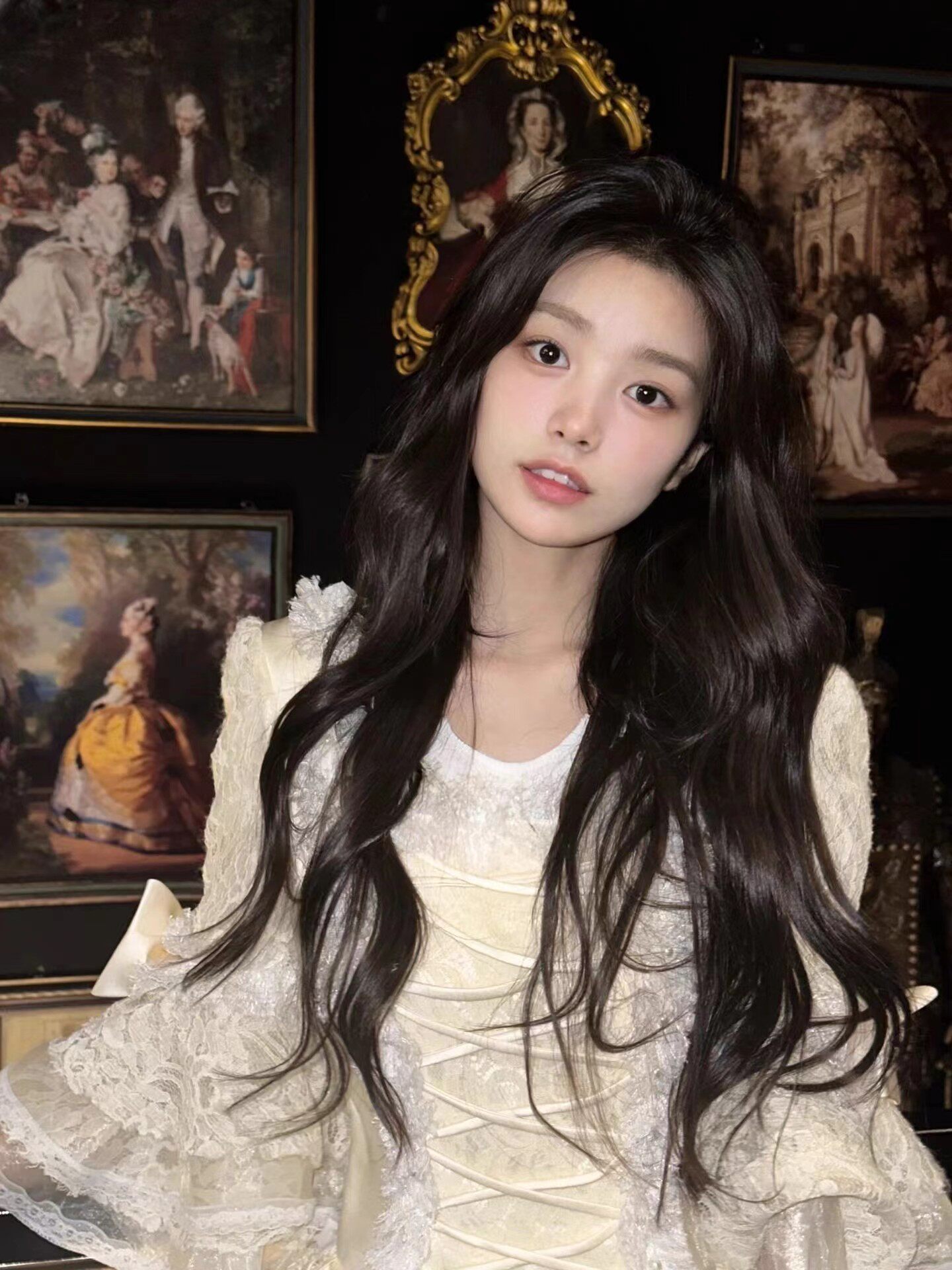 真我整顶全头套假发 大波浪卷发自然蓬松 蕾丝无痕隐形不露边 真发材质可烫染造型