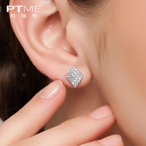 Sterling silver earrings female temperament Korean personality Joker sexy lady sleeps without picking small earrings accessories