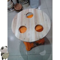 Three-hole two-hole wooden cedar wood pot cover small steamed dumplings steaming plate partition steaming equipment