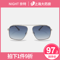  NIGHT Knight net red the same sunglasses womens sunglasses sunshade anti-ultraviolet high-beam mirror NT21901