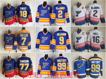 St Louis Blues retro ice hockey suit Macinnis Hull Gretzky Jerseys