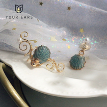 YOUR EARS original handmade starfish shell seaside elves personality niche ear clip