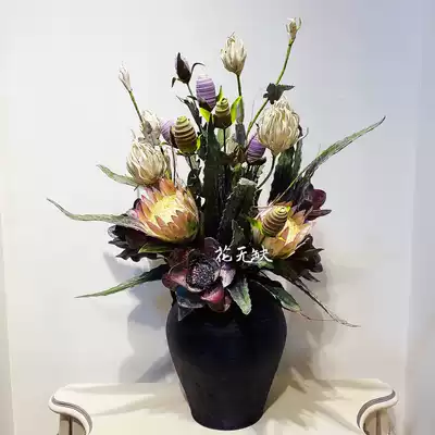 Factory simulation abstract imperial flower fake flower high-end flower arrangement living room wedding home stay PU silk flower soft decoration layout