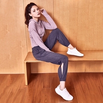 Loose sports suit womens 2021 new summer casual sweater pink professional running fitness suit yoga suit women