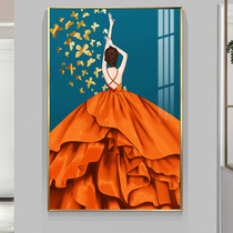 Fanghua Diamond painting 2021 New Full diamond living room cross stitch 5d porch beauty handmade crystal spot tile stone