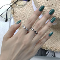 This months new 9 2 5 pure silver black drill opening ring sun flower pearl elastic rope ring child Korean version