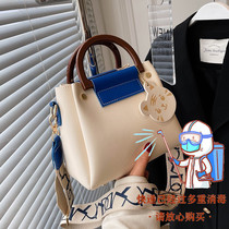 France Cone Koery genuine leather bag for women 2022 new wave bursting with soft leather hand bucket bag inclined satchel