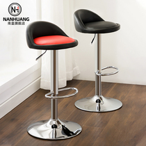 Bar chair home high stool modern simple light luxury bar chair backrest bar chair lifting rotating high stool